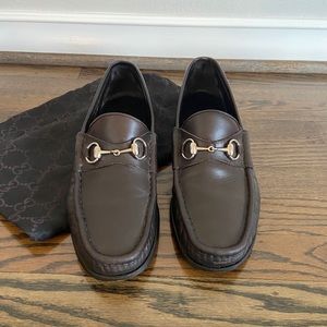 Classic Gucci Horsebit Loafer (with shoe bag)
